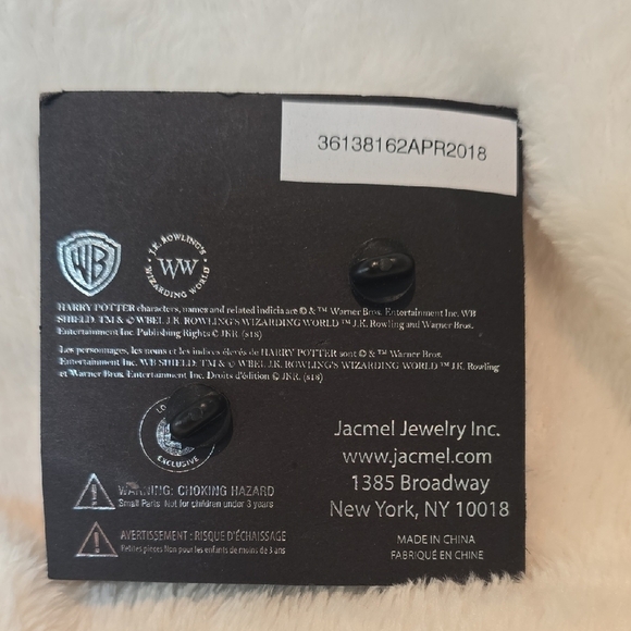 Warner Bros. Black Lightning Bolt Enamel Pin - Picture 4 of 5